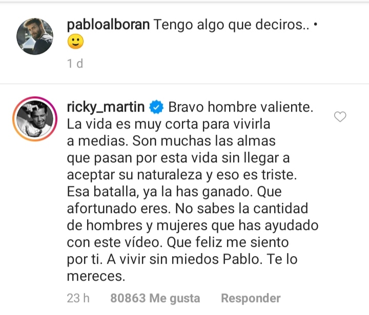 Ricky Martin y Pablo Alborán