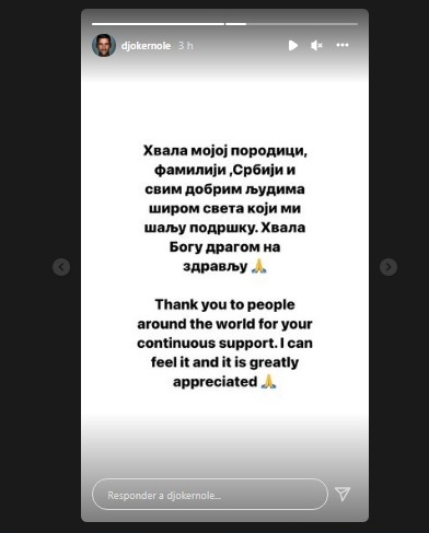 Djokovic Instagram